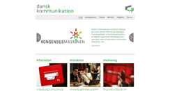 Desktop Screenshot of danskkommunikation.dk